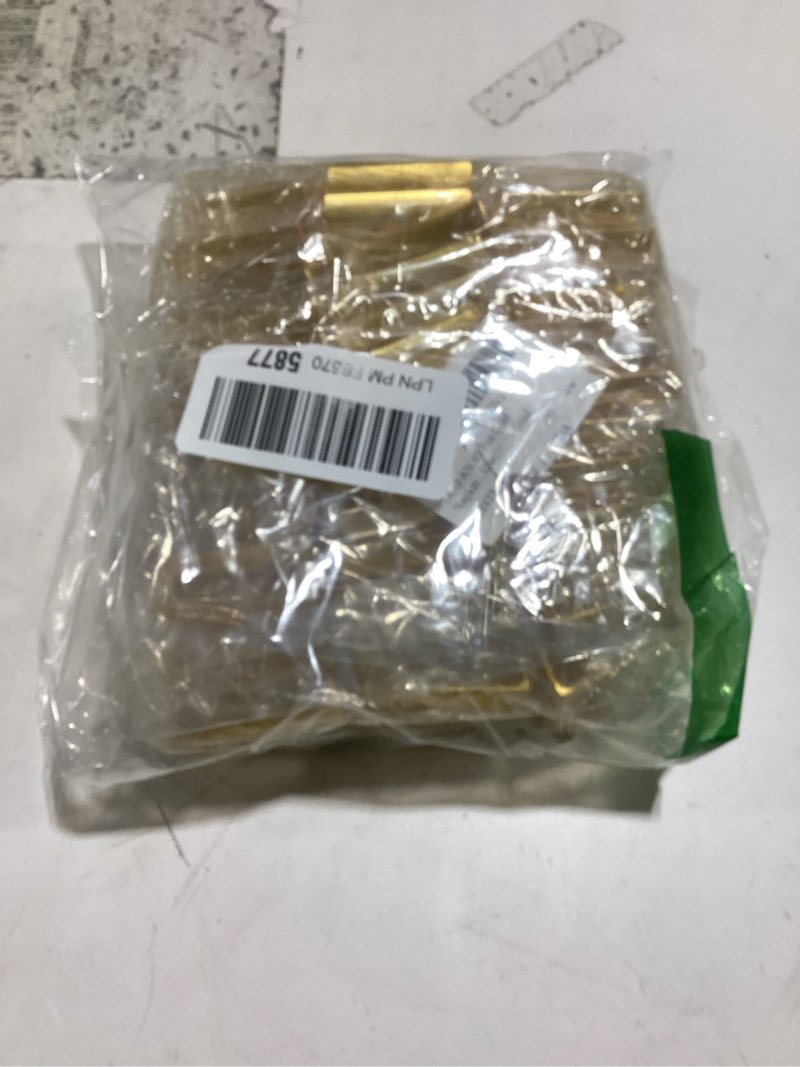 Condition photo showing Good Condition for 40 Pcs Gold Napkin Rings, Festival Metal Napkin Ring Holders for Table Settings Modern Napkins Rings Bulk for Thanksgiving Christmas Dinner Party Wedding Daily Use(Matte Gold Semicircle)(40)