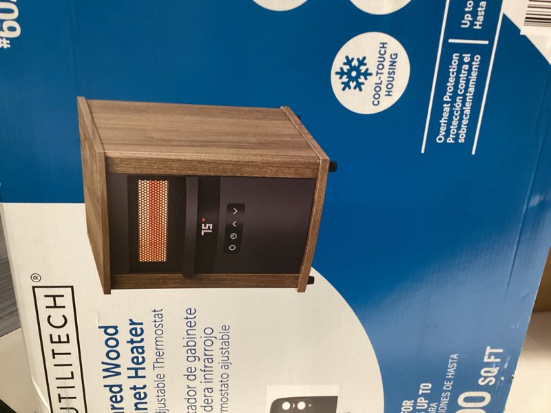 Condition photo showing New/Like New for Dr. Infrared Heater 1500 -Watt Infrared quartz Cabinet Indoor Electric Space Heater 