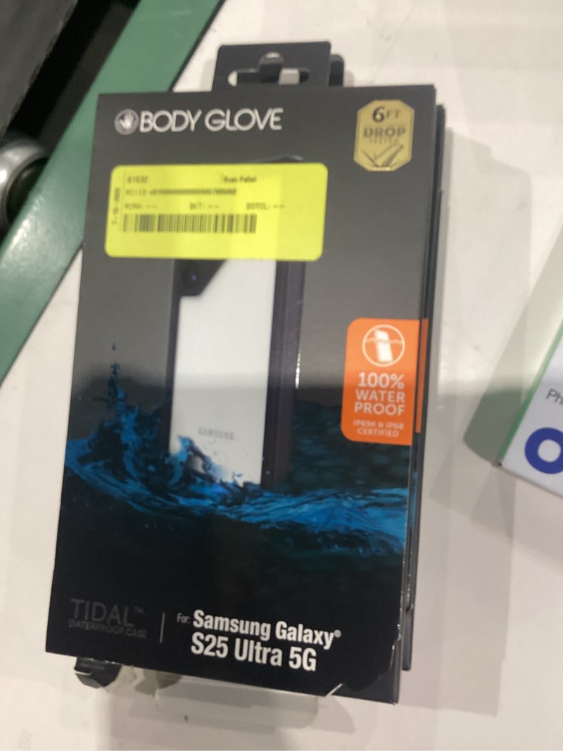 Condition photo showing As Is for body glove tidal waterproof phone case for samsung galaxy s25 ultra - black/clear
