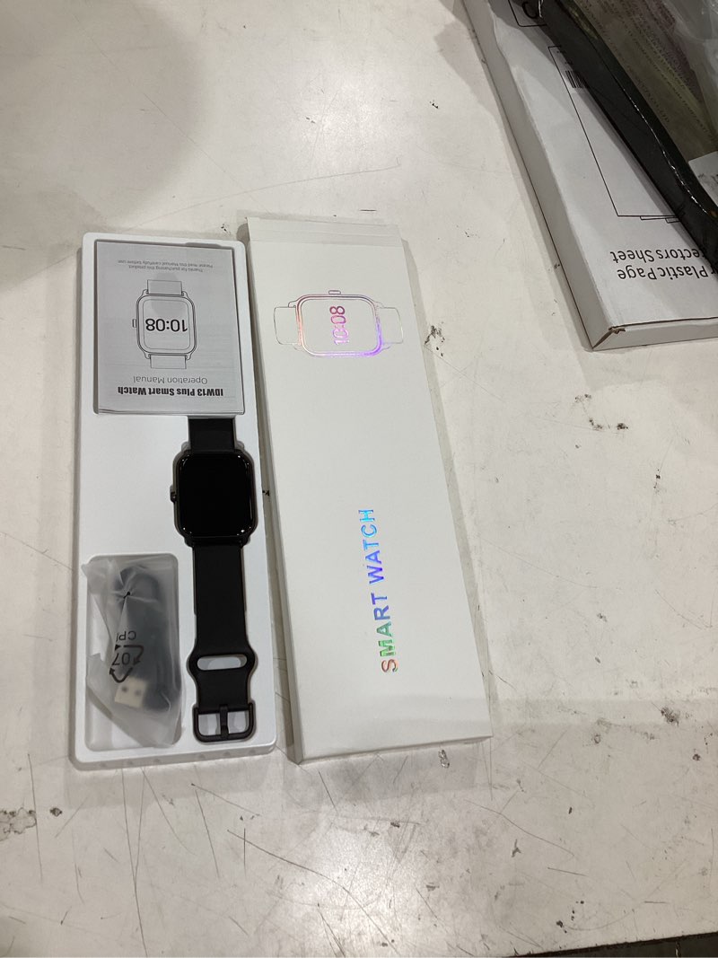 Condition photo showing Good Condition for fitpolo smart watches for men android & iphone, alexa built-in [1.8" hd screen] ip68 waterproof fitness watch with bluetooth call (answer/make), heart rate/sleep/spo2 monitor, 105+ sports tracker black