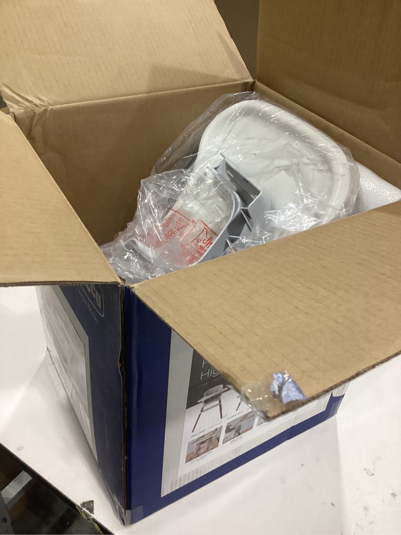 Condition photo showing New/Like New for Chicco Zest 4-in-1 Folding High Chair, Feeding Chair, Toddler Chair and Youth Stool, Multi-Use Easy Clean High Chair | Capri/Blue Capri Zest