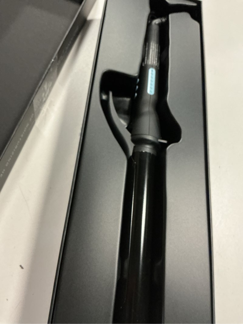Condition photo showing Good Condition for bio ionic long barrel curling iron with moisture heat technology & nanoionic mx versatile curling wand - multiple barrel sizes for tight, classic, loose & soft curls 1.25 inch (loose curls) black