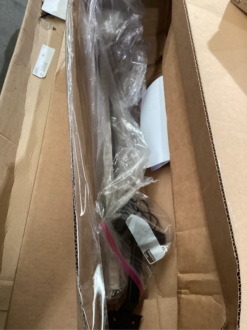 Condition photo showing As Is for picture lights for wall, battery operated picture light 24in gallery light for paintings cct dimmable recharging battery wall light with remote control for living room gallery dartboard 1pc24inches black