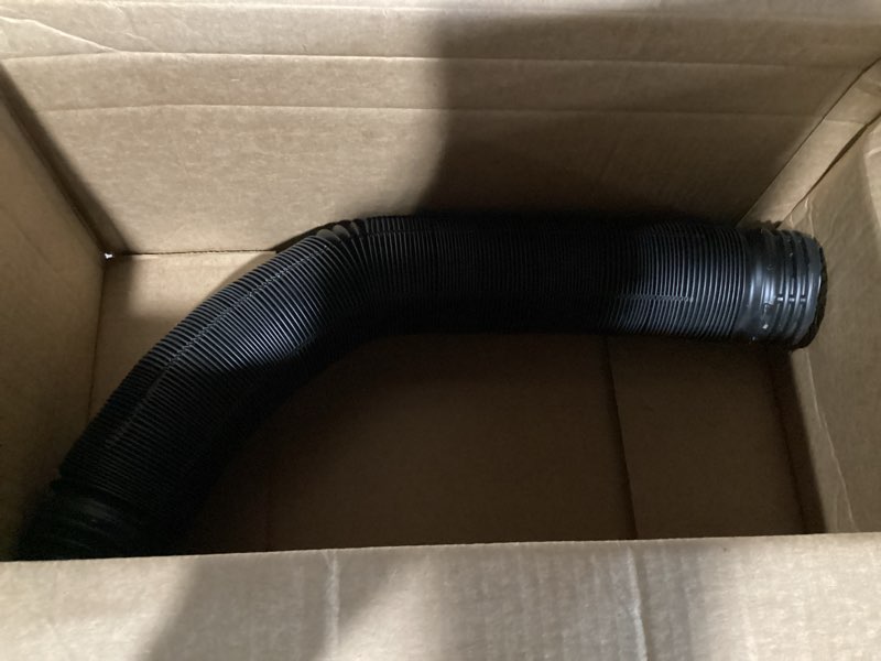 flex-drain 54022 flexible/expandable landscaping drain pipe, perforated, 4-inch by 8-feet