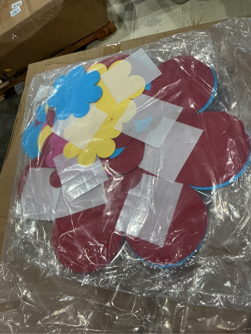 Condition photo showing Good Condition for mooliwe 10 set 20inch 10inch jumbo mexican paper flowers decorations for wall extra large diy fiesta bulletin board huge 3d handcrafted paper flowers backdrop decoration mexican holiday party