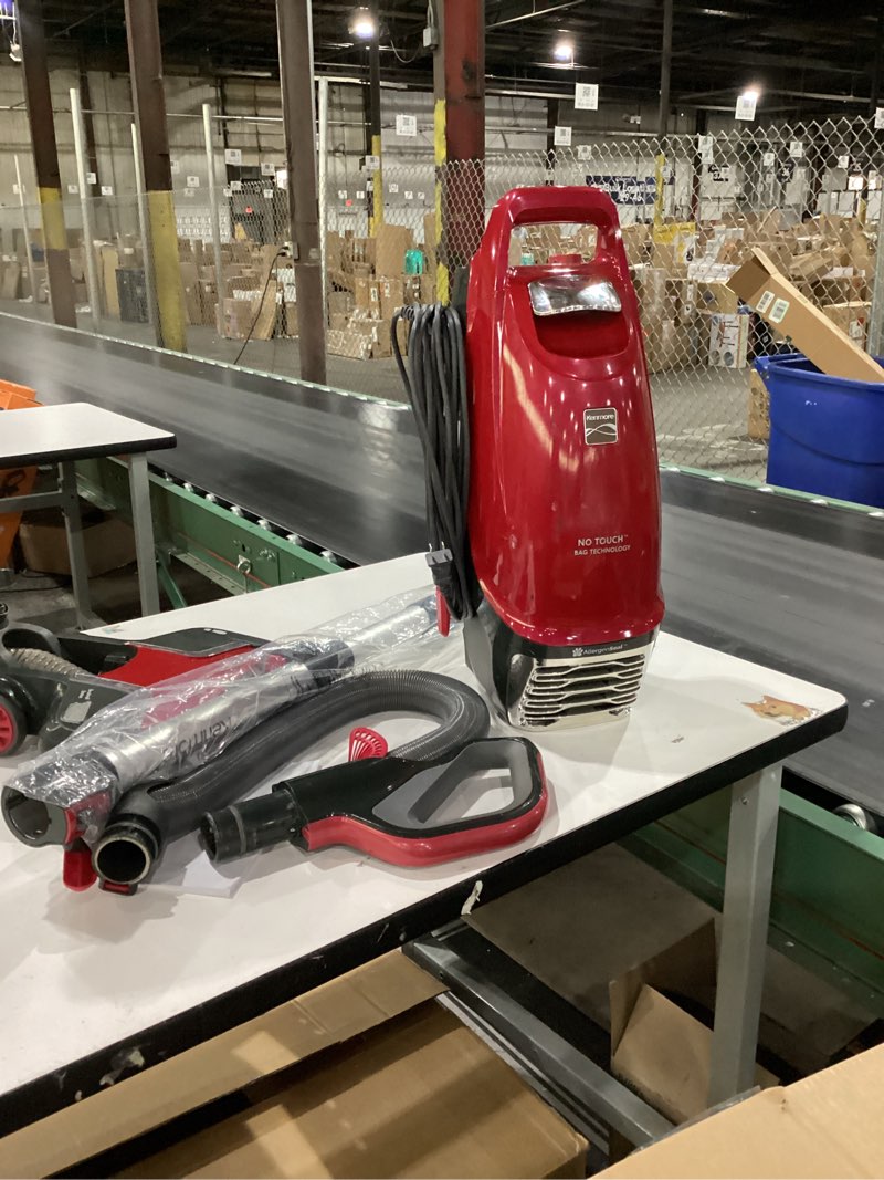 Condition photo showing item condition for not tested
kenmore intuition bu4020 bagged upright vacuum pet friendly lift-up carpet vacuum cleaner 2-motor power suction with hepa filter, pet handi-mate, 3-in-1 combination tool for carpet, floor, pet hair red