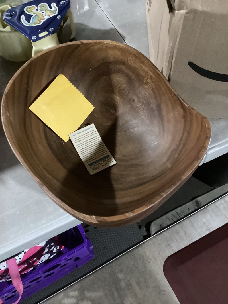 Condition photo showing Good Condition for Trading Acaciaware 12-Inch Deep Bowl