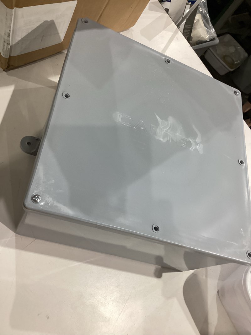 Condition photo showing As Is for cantex gray pvc new work