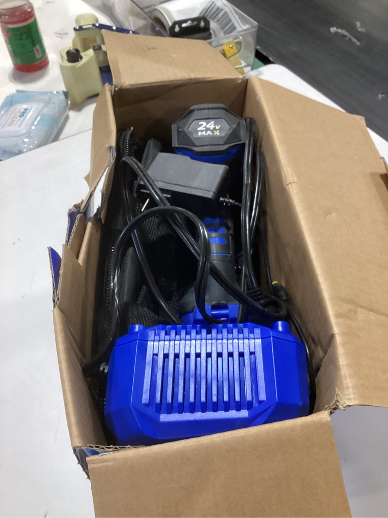 Condition photo showing As Is for kobalt 24-volt 1/4-in brushless cordless impact driver