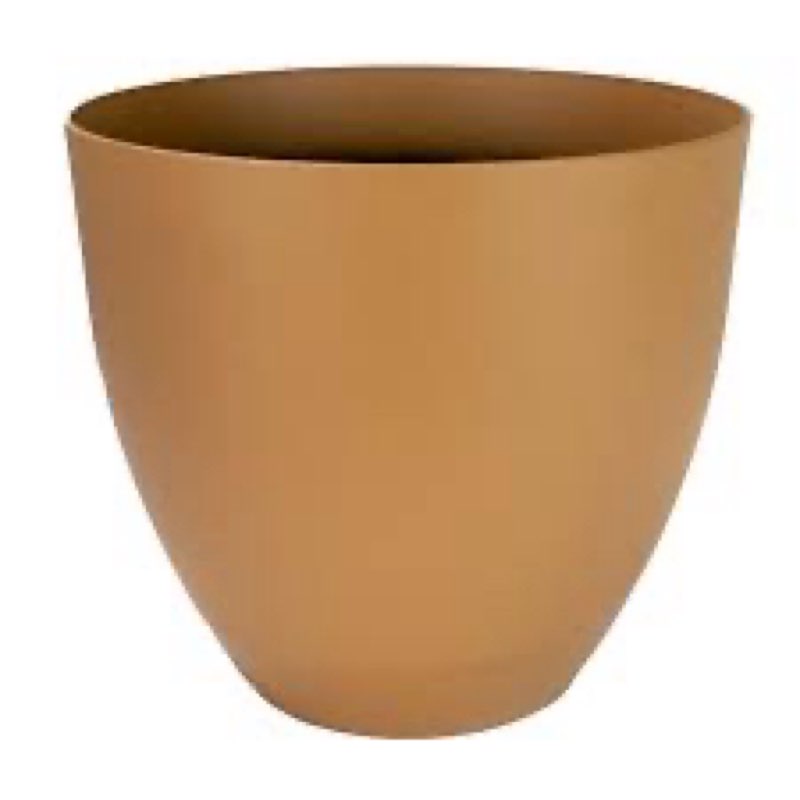 The HC Companies 16 Inch Topanga Decorative Round Planter - Lightweight Premium Resin Plant Pot with