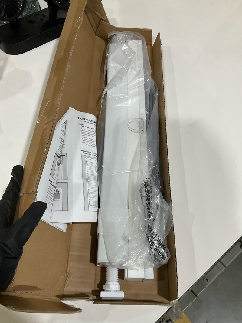 Condition photo showing As Is for lazblinds no tools no drill cordless cellular shades, light filtering honeycomb shades for home, thermal insulation blinds for windows, 22" w x 36" h, white light filtering-white 22" w x 36" h