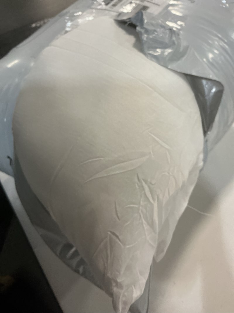 Condition photo showing Good Condition for 18 x 18 Pillow Inserts Outdoor, Pack of 4 Water Resistant Hypoallergenic Square Decorative Throw Pillow Cushion Stuffer Forms Couch Sham - 18 x 18 inches