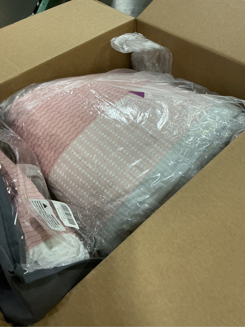 Condition photo showing As Is for andency pink quilt queen(90x96inch), 3 pieces (1 striped quilt and 2 pillowcases) patchwork striped bedspread coverlet set, soft lightweight all season quilted bedding set 13 - pink queen(96"x90")