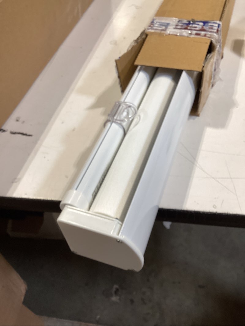 Condition photo showing Good Condition for similar to chrisdowa cordless blackout roller shades for windows, thermal insulated uv protection pull down shades, total blackout window blinds for home, office, bedroom, door (22\" w x 72\" h, white) 22\"w x 72\"h white