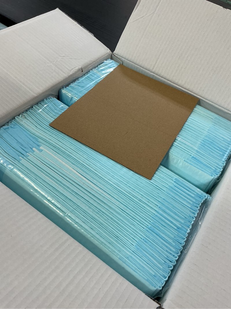 Condition photo showing New/Like New for Super Absorbency Disposable Leakproof Underpads with Quick Drying for Baby, Adults, Puppy, Dog Bed Pee Pads, Extra Large, XXL Incontinence Pads, 30” x 36”, 50 Count 50 Count 30" x 36"