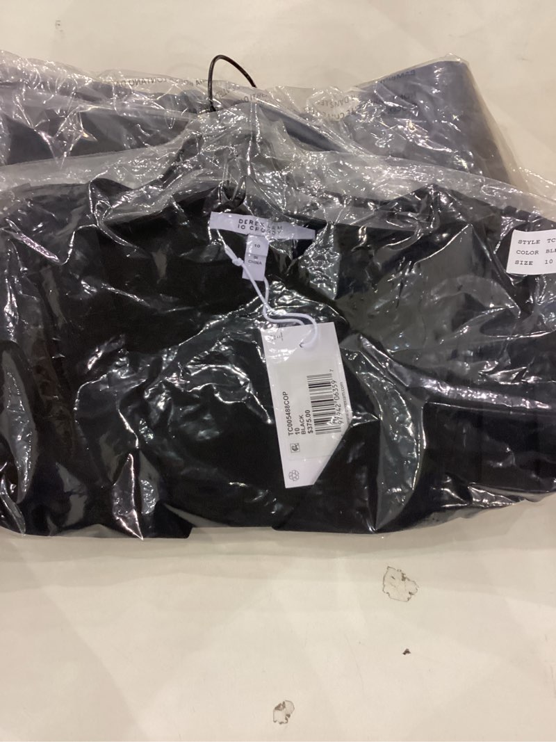Condition photo showing Good Condition for Derek Lam 10 Crosby Women's Tia Dress 10 Black