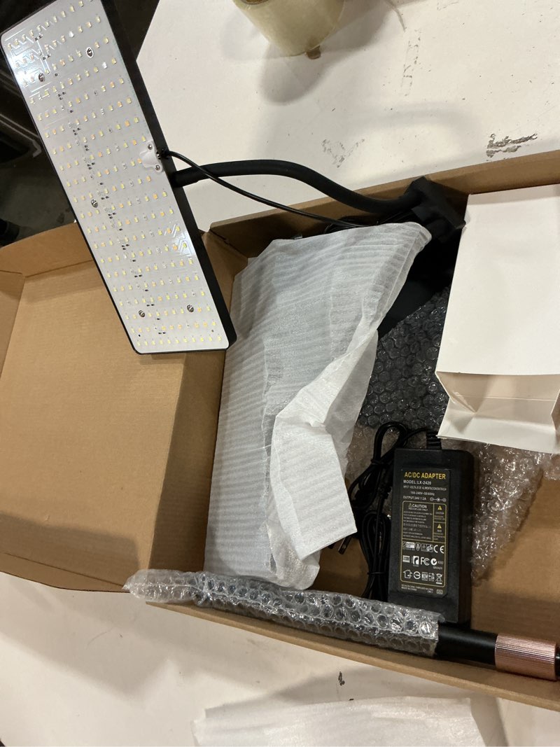 Condition photo showing Good Condition for LBW Upgraded Desk Grow Lights for Indoor Plants, Dual-Head 428 LED Tabletop Full Spectrum Grow Light, with 3/6/12H Timer, 6 Brightness Levels, 3 Lighting Modes, Height Adjustable for 10-26 inches