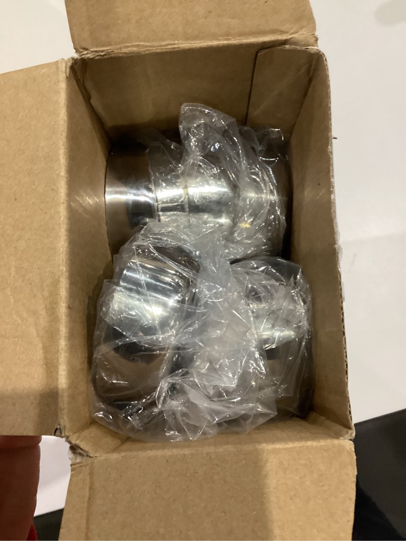 Condition photo showing Good Condition for 8 Pcs Portion Control Serving Spoons Portion Scoops Cups Solid and Slotted Stainless Steel Ladle Spoon for Food, Serving Utensils Set for Parties(Red,2 oz) 2 oz Red