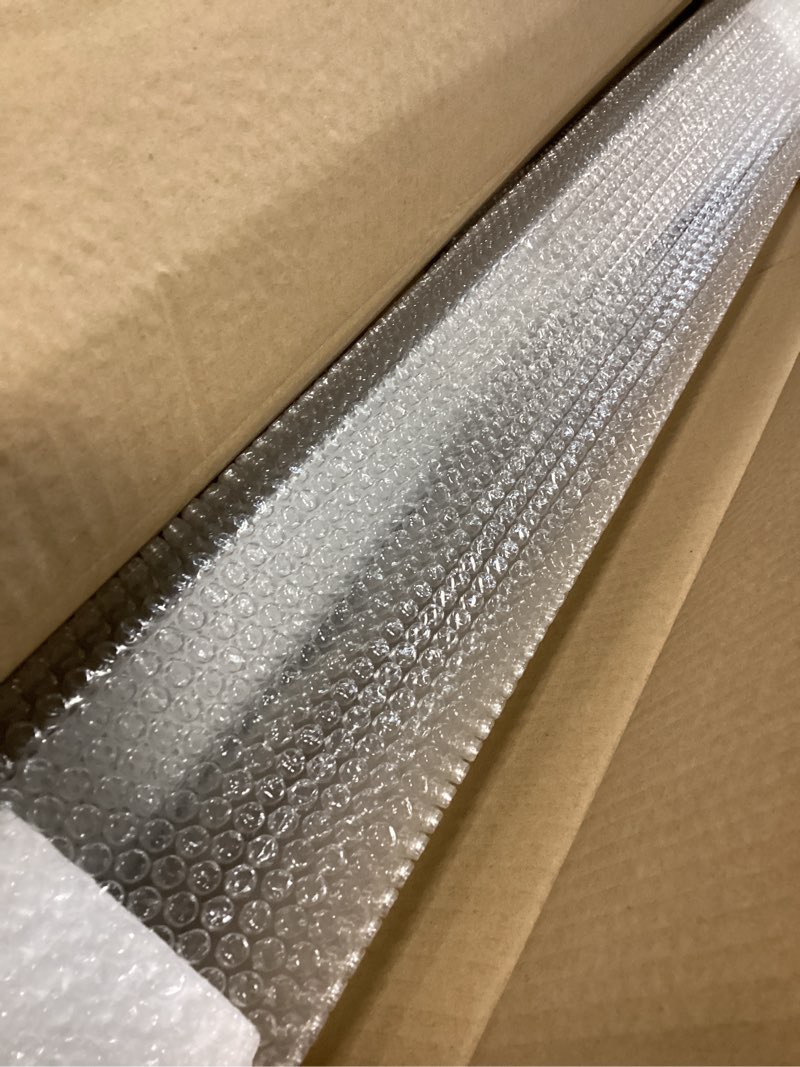 Condition photo showing Good Condition for upgraded 4 ft base board heater cover with left and right endcaps, galvanized steel easy slip-on heater cover for replacing old and rusty looking electric and hydronic base board heat covers