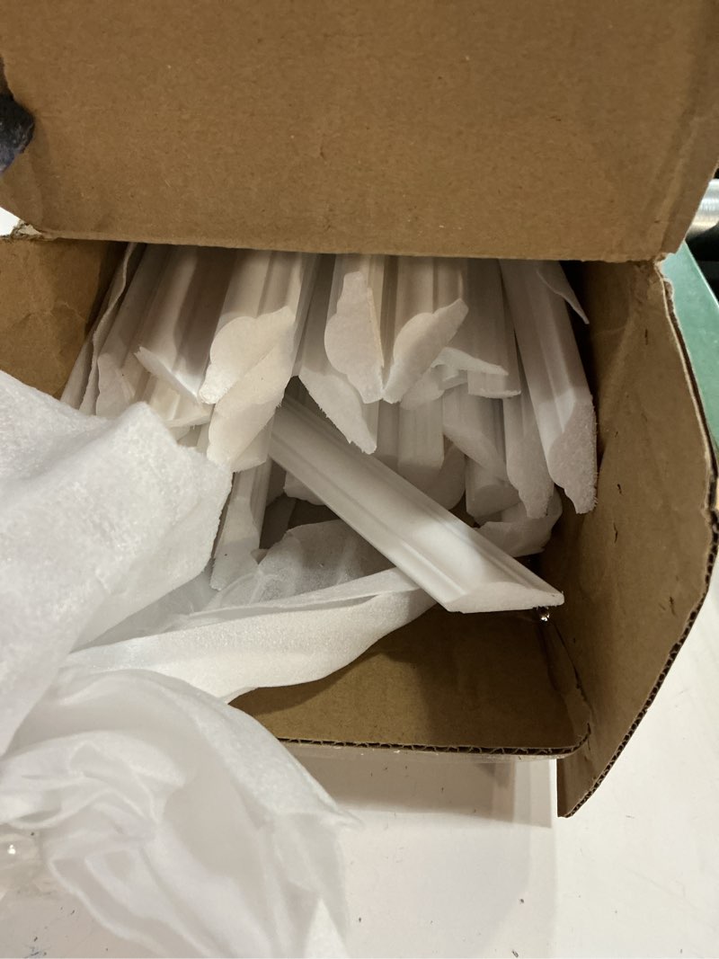 Condition photo showing Good Condition for 12-pack pvc drop ceiling tiles, 24 x 24in white 2'x2' glue up ceiling panel cover 48 sq.ft