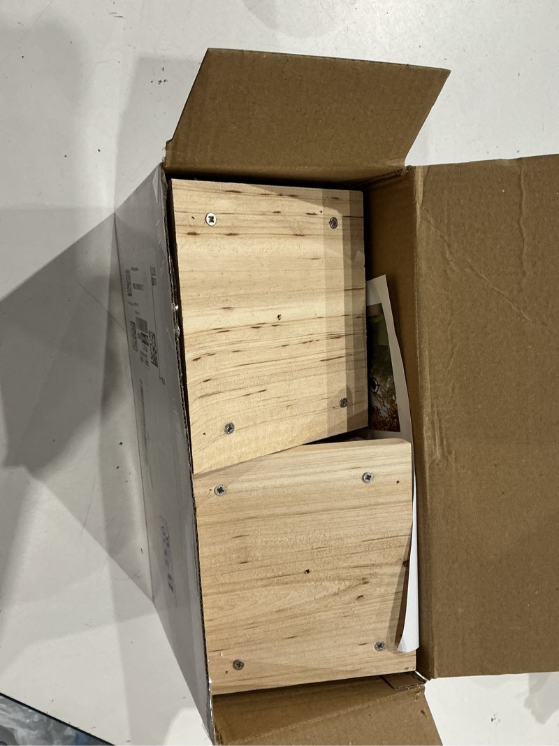 Condition photo showing Good Condition for carpenter bee trap for outside - pentroof style nature hanging wood carpenter bee traps outdoor - best bee trap - insect traps with removable vault