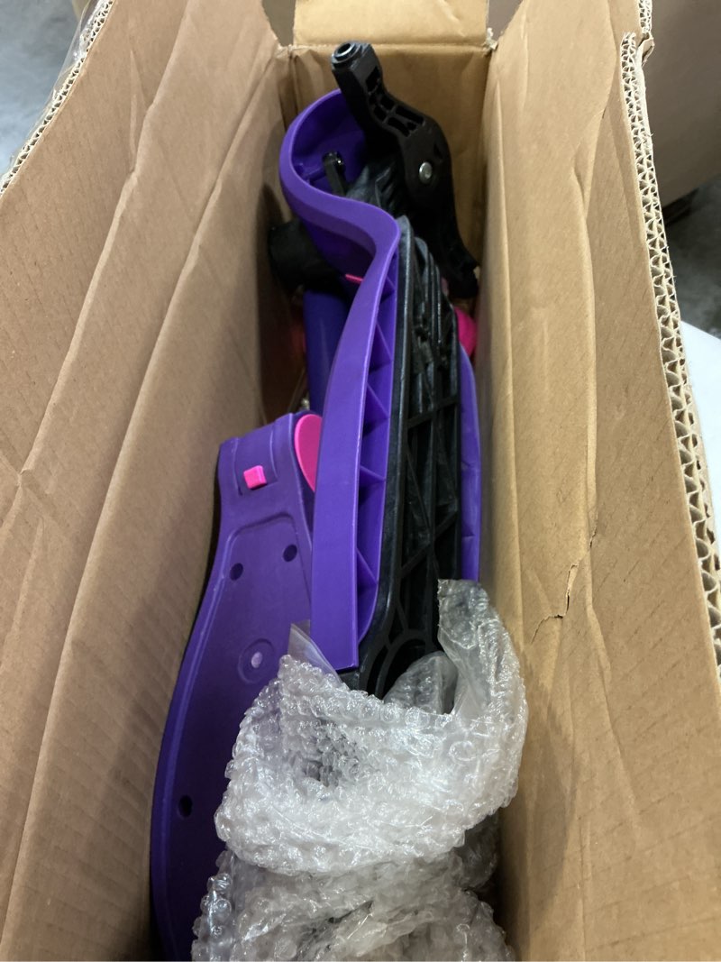 Condition photo showing Good Condition for gotrax ks3 kids kick scooter, led lighted wheels, adjustable height handlebars and removable seat, lean-to-steer & widen anti-slip deck, 3 wheel scooter for kids ages 2-8 and up to 110 lbs purple with seat