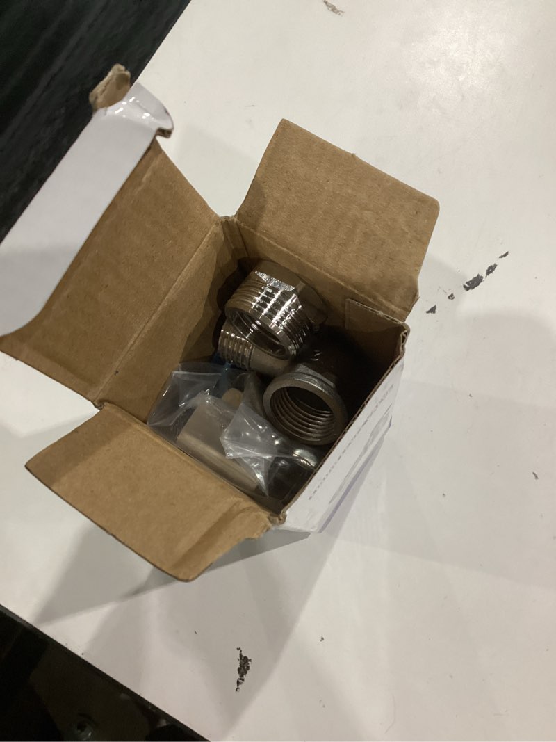 Condition photo showing Good Condition for Water Float Valve Kit, 1/2" to 3/4'' Premium Stainless Steel Automatic Shut off Level System Control Float Ideal Leveler for Fish Tank Swimming Pool Livestock Trough Distiller