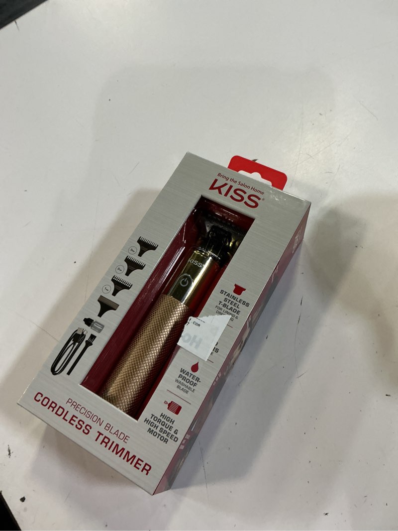 Condition photo showing Good Condition for kiss usa cordless usb hair trimmer waterproof rechargeable 8 pc kit men