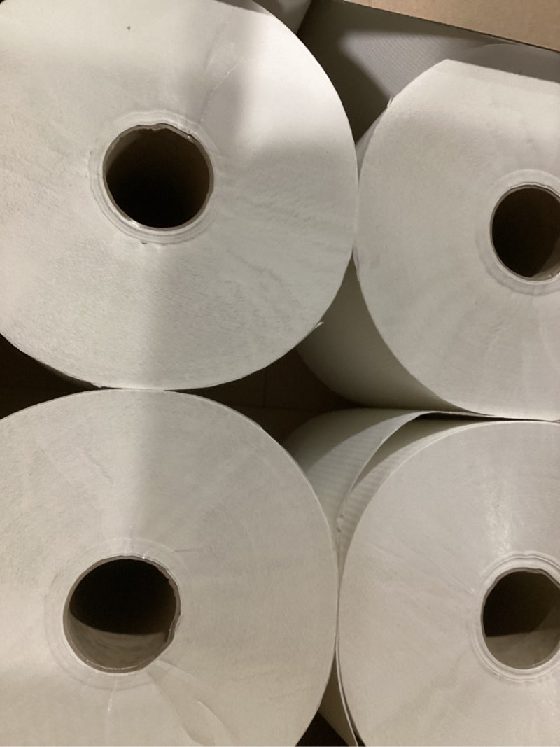 Condition photo showing Good Condition for highmark® eco 1-ply paper towels, 100% recycled, 1050' per roll, pack of 6 rolls