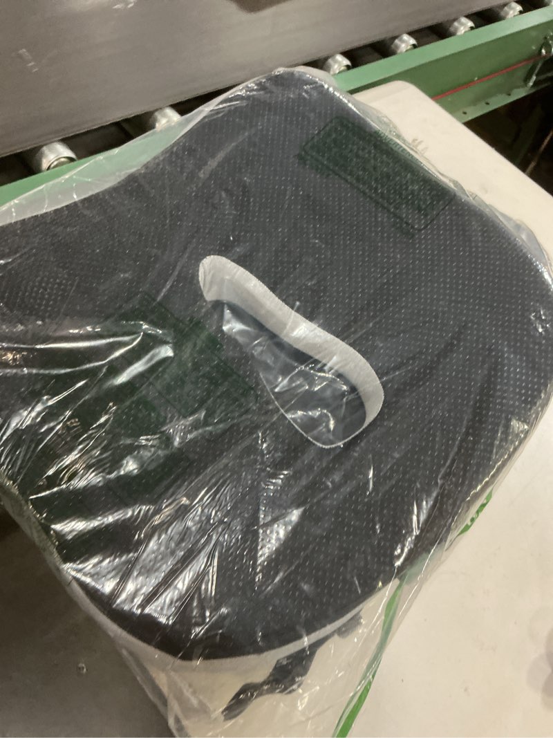 Condition photo showing Good Condition for Seat Cushion & Lumbar Support Pillow Set for Office Chair, Back Pain, and Tailbone Discomfort with Lumbar Support Pillow and Seat Cushion - Perfect for Home, Office, and Gaming Chairs Light Gray