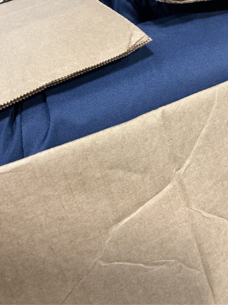 Condition photo showing Good Condition for chaise lounge cushion for outdoor furniture, waterproof fade and tear resistant lounge deck chair cushions for patio lawn pool resort hotel, 80x26x3 inch, navy 80*26*3 inch navy 1