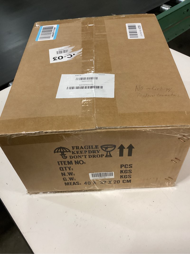 Condition photo showing New/Like New for Klrbiqy Black Chandelier for Dining Room,8-Light Dining Room Light Fixture Modern Geometric Metal Hanging Industrial Chandeliers for Entryway Kitchen Island Foyer Farmhouse Chandeliers Black 8-light