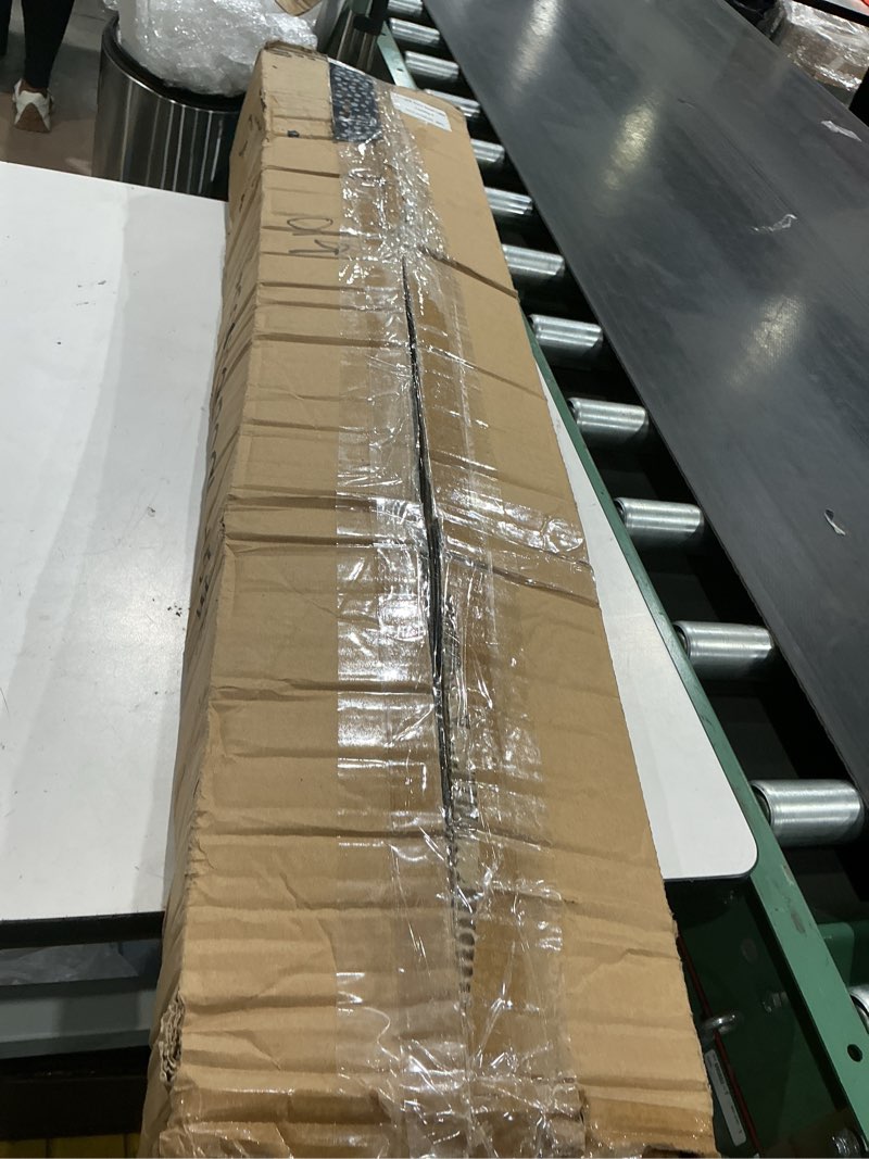 Condition photo showing Good Condition for black ribbed or hobnail utility runner mat used for flooring in high-traffic areas