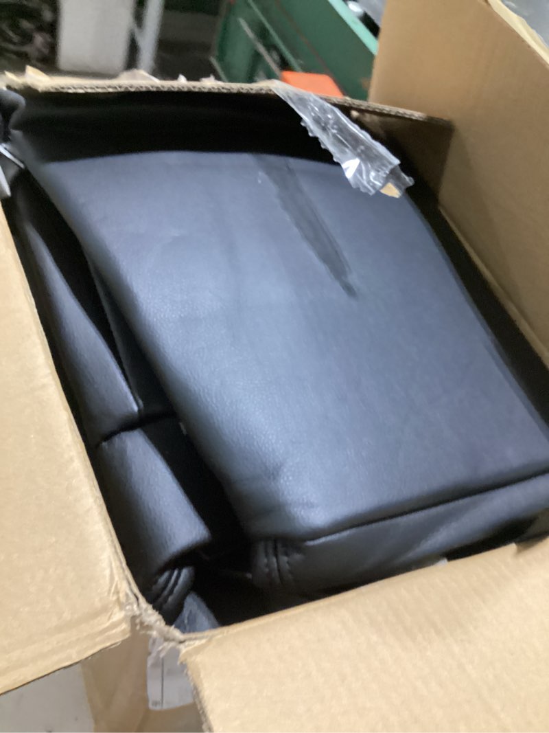 Condition photo showing Good Condition for priprilod driver and passenger side bottom and top lean back replacement seat cover black leather fit for acura mdx 2007 2008 2009 2010 2011 2012