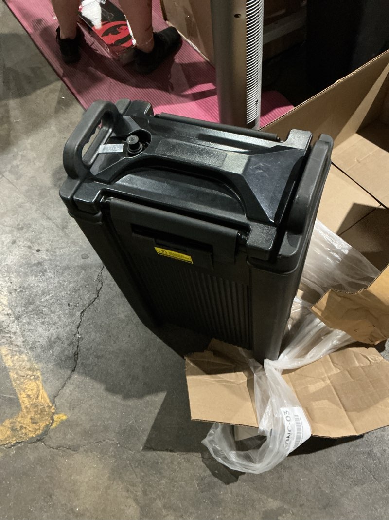 Condition photo showing As Is for . insulated beverage dispenser 5 gallon-hot and cold drink container with handles, thermal drink