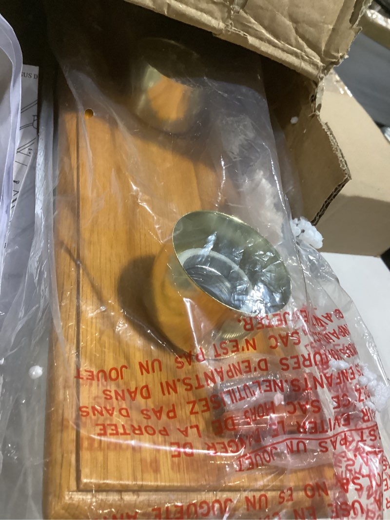 Condition photo showing Good Condition for design house 500215 5 strip light contemporary dimmable for bathroom, bedroom, makeup vanity, honey oak