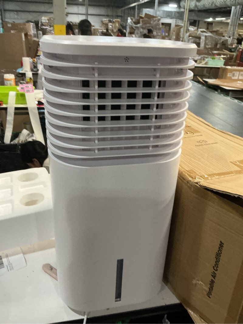 windowless air conditioner, swamp cooler with 4 modes & 3 speeds, 15h timer for smart auto-off, 2-gal tank for 20h cooling, remote, 120° oscillating portable air conditioners no hose needed