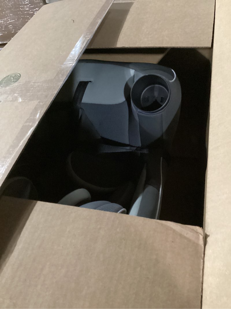 Condition photo showing As Is for Safety 1st Grow and Go All-in-One Slim Convertible Car Seat, Rear Facing, 5-40 lbs, Forward Facing (30–65 lbs), High Back Booster Seat 40-100 pounds, Iron Frost