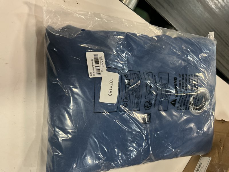 Condition photo showing Good Condition for blackout curtains 52 x 84 inch, thermal insulated black curtains set of 2 panels, noise reduce room darkening drapes for bedroom, living room, privacy protection & energy saving