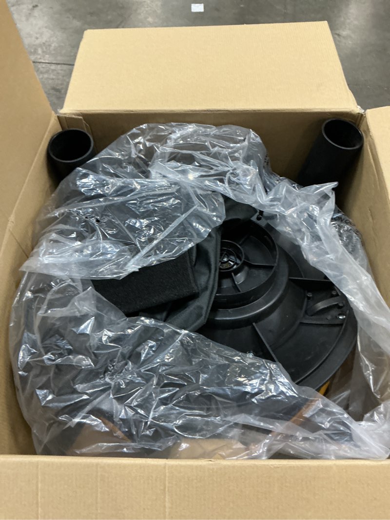 Condition photo showing As Is for dewalt stealthsonic quiet 12-gallon 5.5-hp corded wet/dry shop vacuum with accessories included