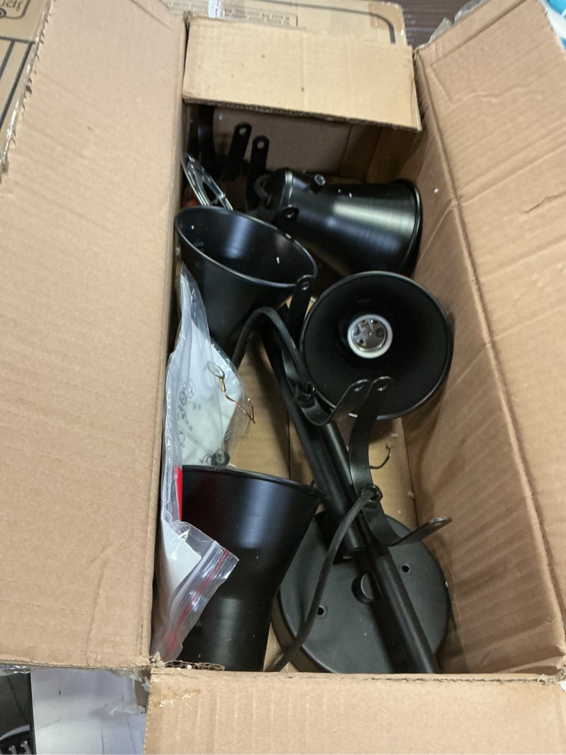 Condition photo showing As Is for Track Lighting,37inch Track Lighting Fixtures Ceiling 4 Light Large Rustic Farmhouse Track Lights fo