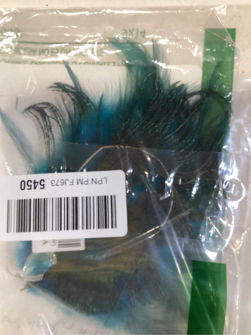Condition photo showing Good Condition for peacock feather hair clip blue green rhinestone hairpin charming headpiece wedding dance party vintage elegant hair accessories