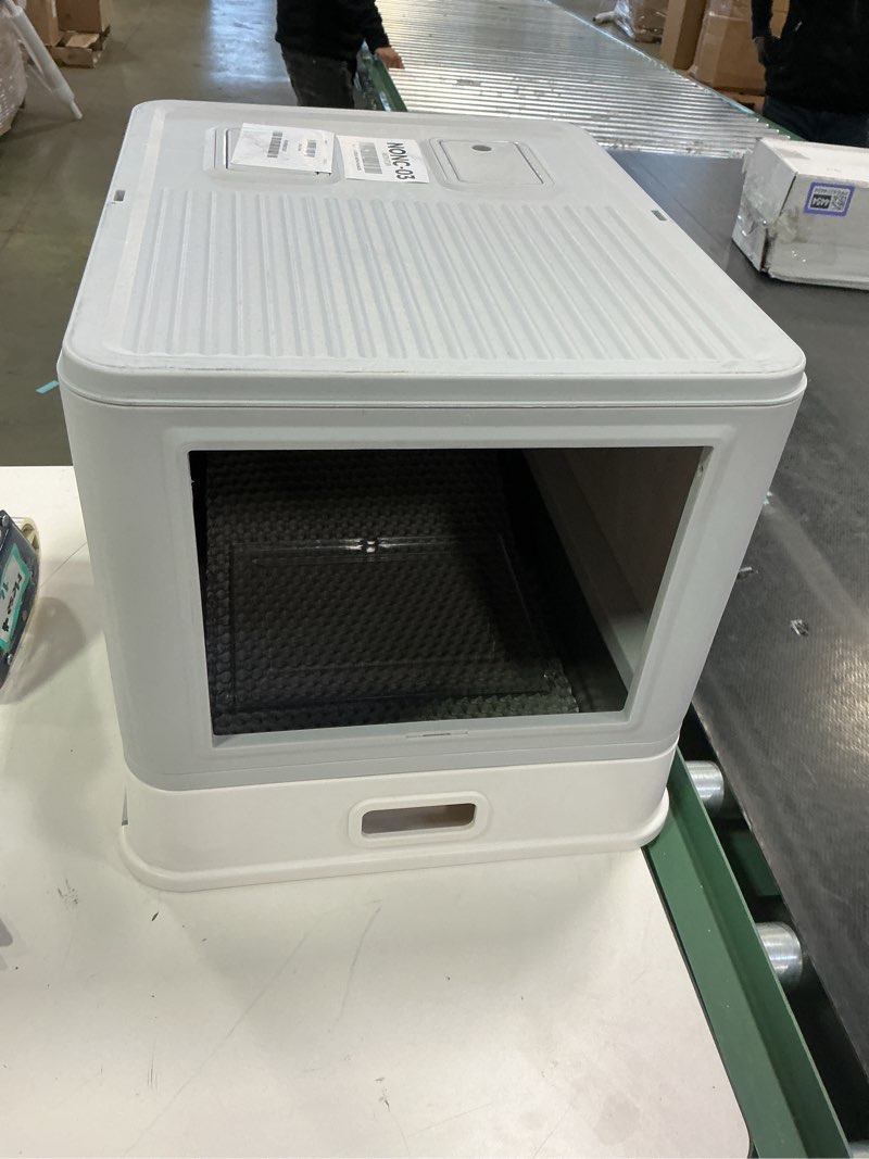 Condition photo showing Good Condition for Enclosed Drawer Folding Stainless Steel Cat Litter Box Cat Toilet Pet Cat Litter Drawer Enclosure Drawer Type Deodorization