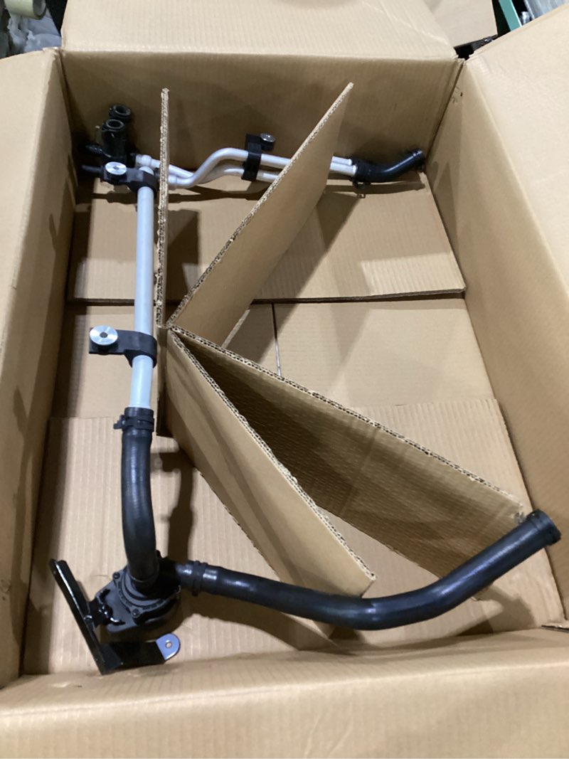 Condition photo showing New/Like New for Heater Hose Line Tube Assembly with Blend Valve (Inlet & Outlet) Compatible with 2005-2012 Nissan Pathfinder 92408-ZL90B Chrome Hose Aseembly 92408ZL90B