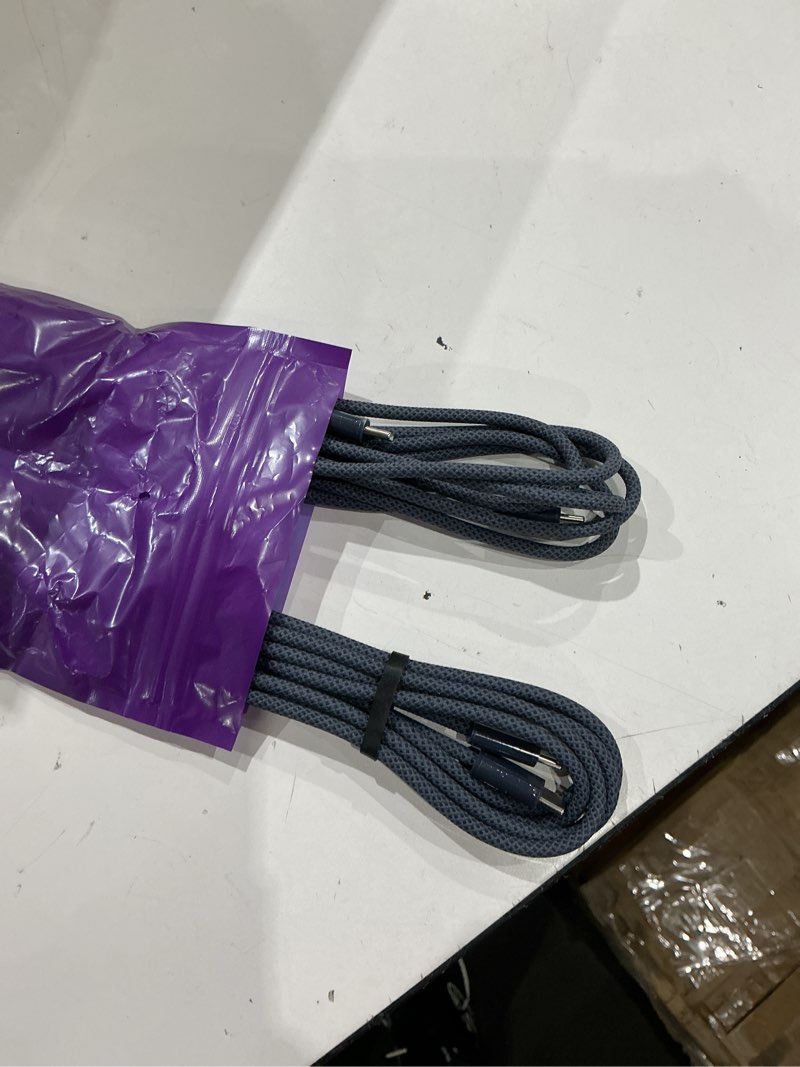 Condition photo showing Good Condition for lisen usb c to usb c cable, 240w type c charger fast charging cable (10ft, 2 pack) c to c cable fast charging for iphone 17 16 series, ipad, macbook air pro samsung galaxy s26 s25 10ft+10ft midnight 2