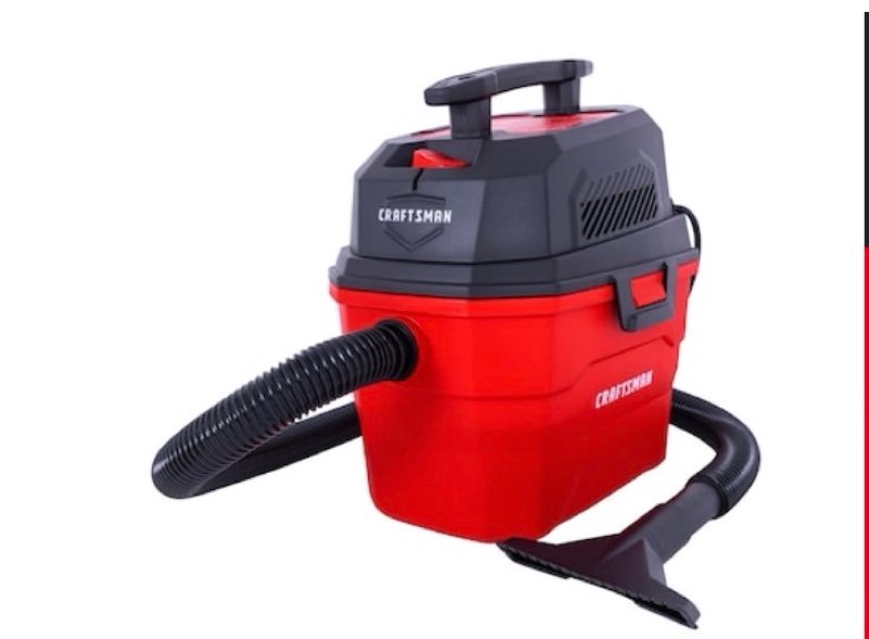 CRAFTSMAN 3-Gallon 3 HP Corded Wet/Dry Shop Vacuum with Accessories Included