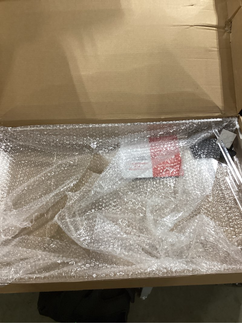 Condition photo showing As Is for Acrylic Tray 20x12 with Cut Handles - Spill Proof Decorative  Tray is an Ideal Countertop Organizer for Living Rooms, Ottoman(broken handle) Coffee Tables, Offices, Kitchens & Serving Guests Transparent 20\\\" x 12\\\" x 2\\\"