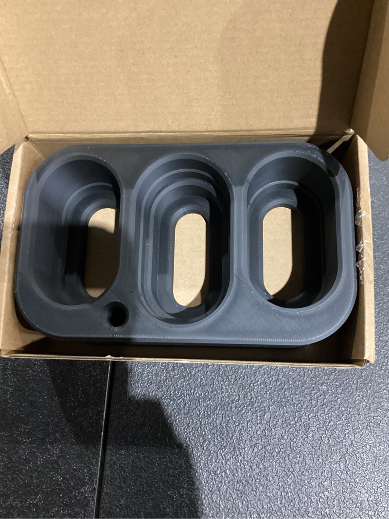 Enhon 3 Slot Pasta Attachment Holder/Stand, Compatible with KitchenAid KSMPRA 3-Piece Pasta Roller &