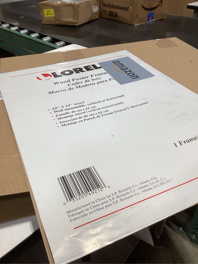 Condition photo showing As Is for Lorell Wide Frame, 18 x 24 (49212)