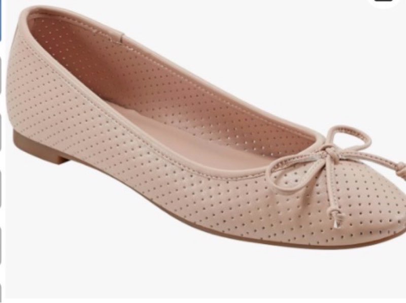 Bandolino Women's Paprika Ballet Flat, Nude 110, Size 5M